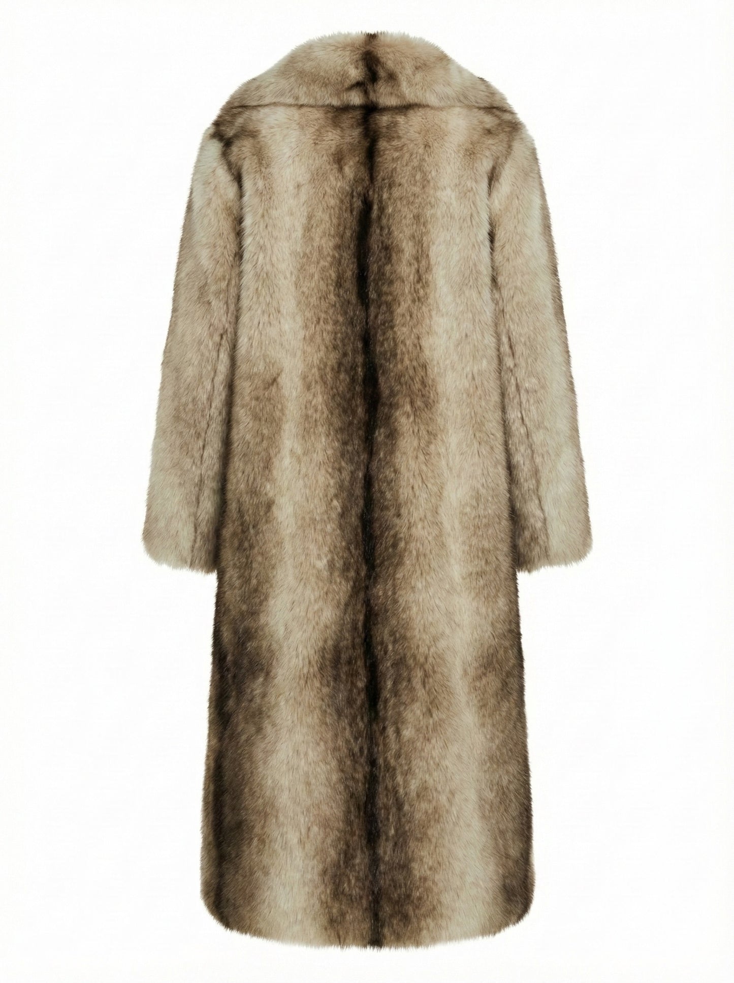 Winter in the Aspens- Faux Fur Long Coat